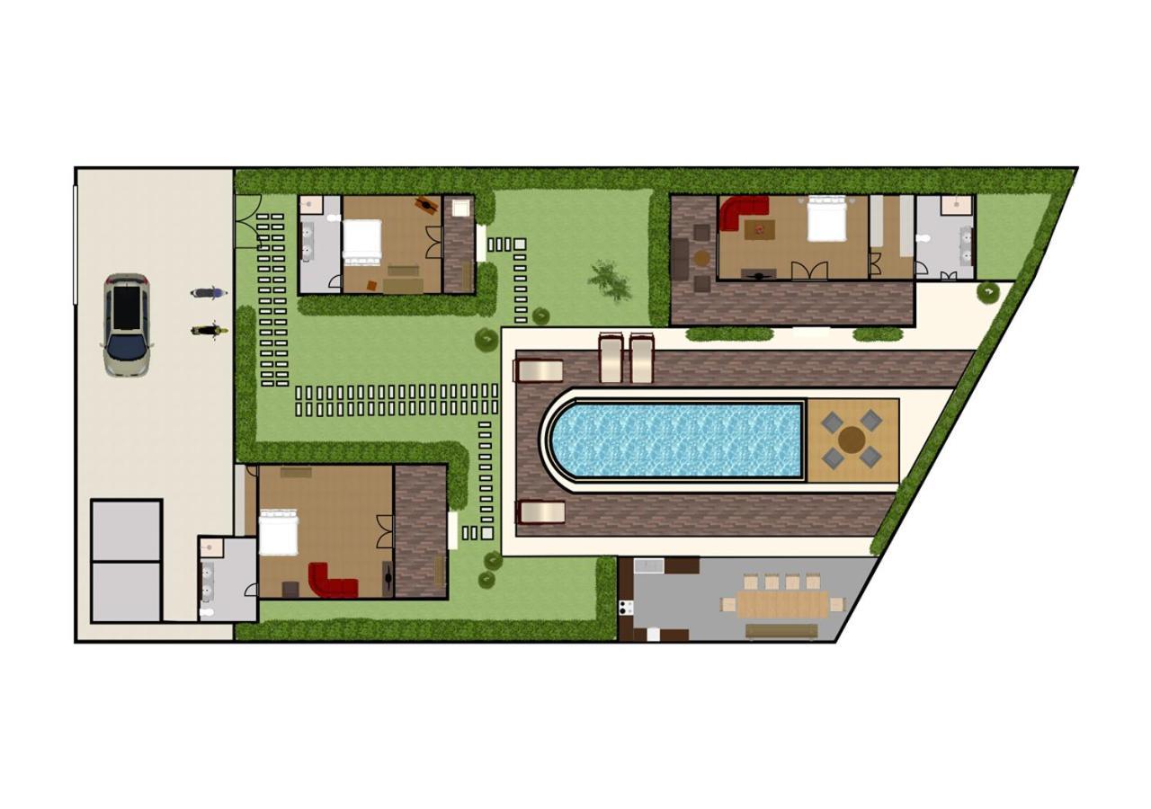 Villa Lina By Optimum Bali Villas Canggu  Luaran gambar